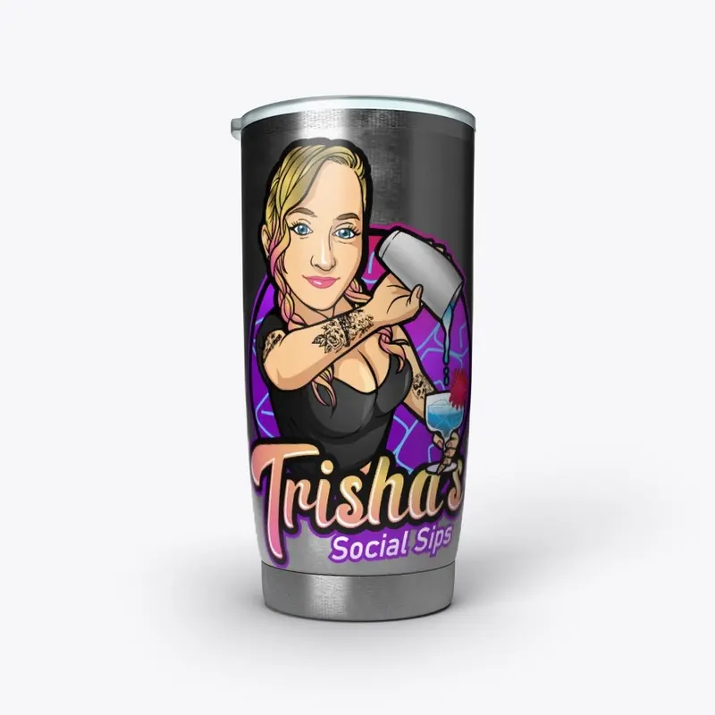 Trisha's Social Sips tumbler 